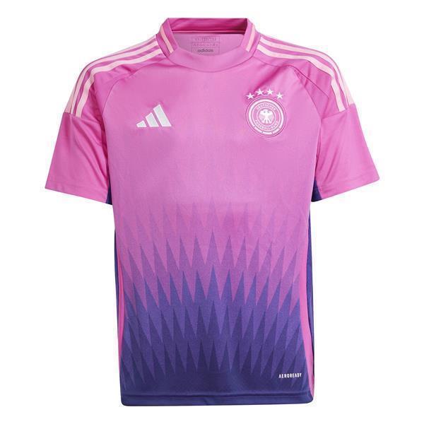 adidas DFB Deutschland Trikot Auswärts EM 2024 Kinder lila-pink 176