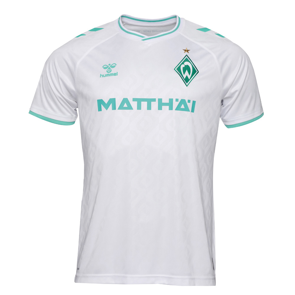 Hummel Werder Bremen Auswärtstrikot Saison 2023/2024 Kinder weiß 140