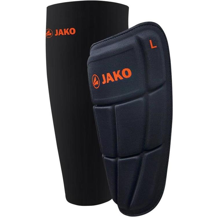 JAKO Schienbeinschoner Prestige Kevlar® Duo L Schwarz/Flame