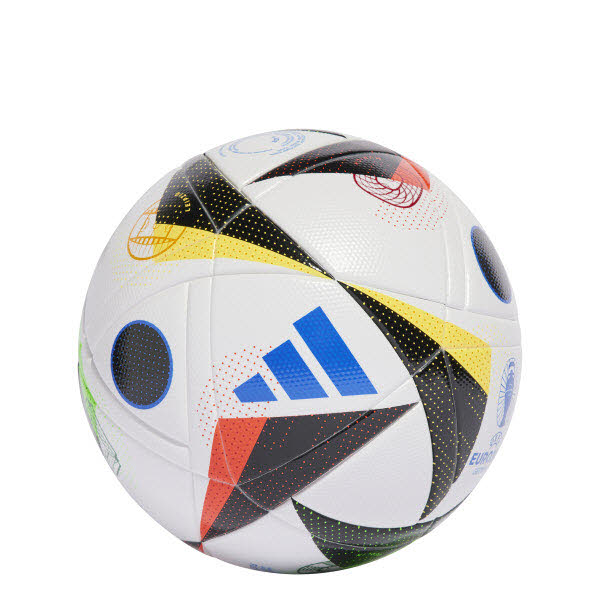 adidas Euro 24 LGE Ball mit Geschenkbox weiß/black/globlu 5