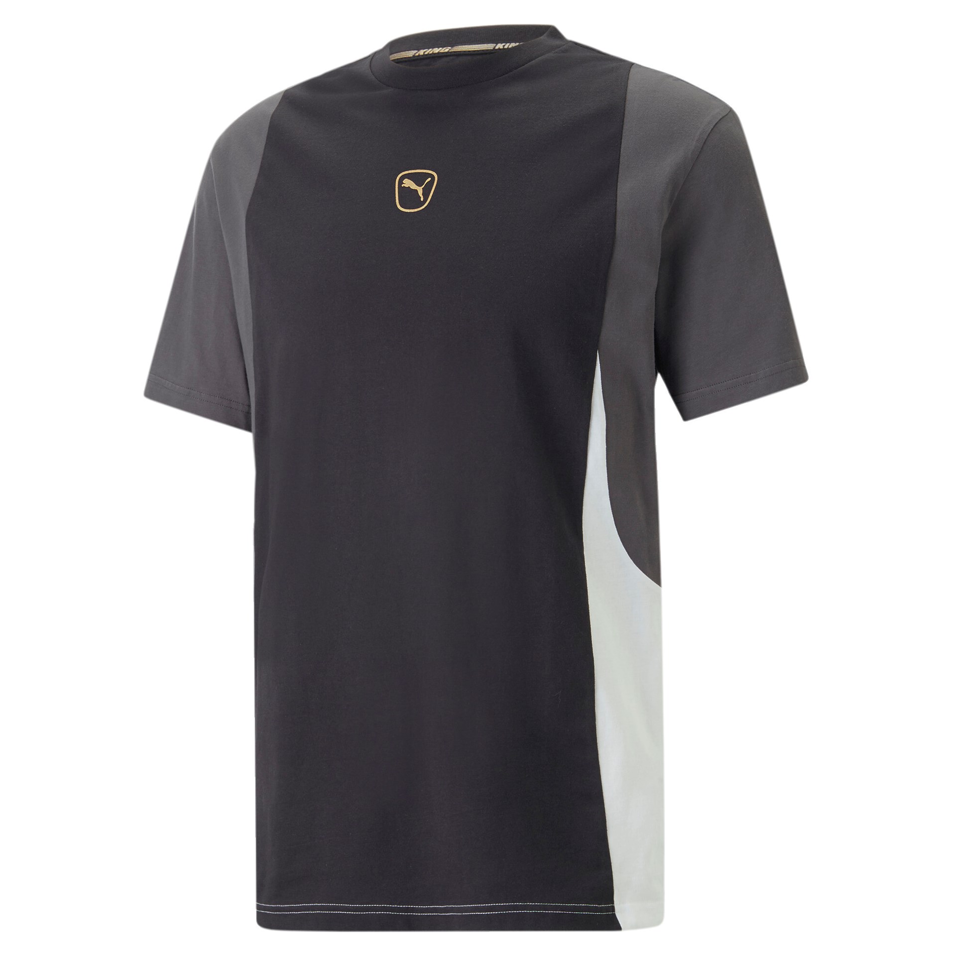 Puma King Top Fussball T- Shirt puma black-shadow gray-puma white M
