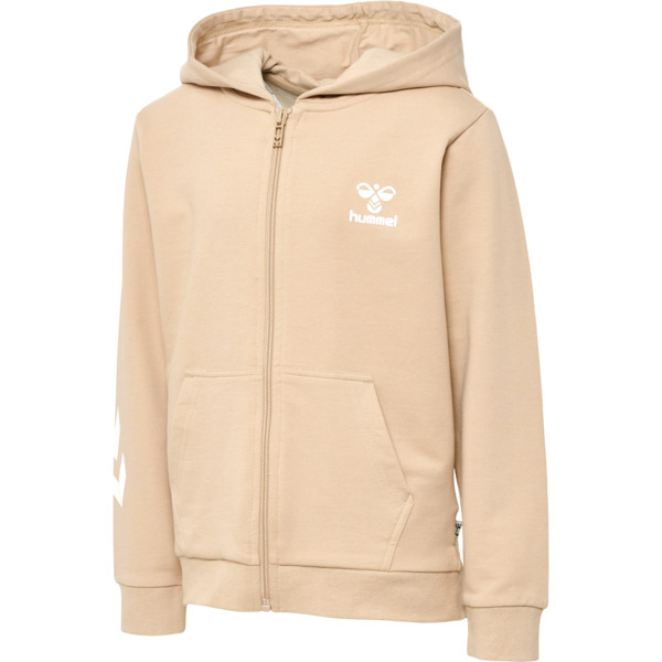 Hummel hmlTRECE ZIP HOODIE - HUMUS - 110