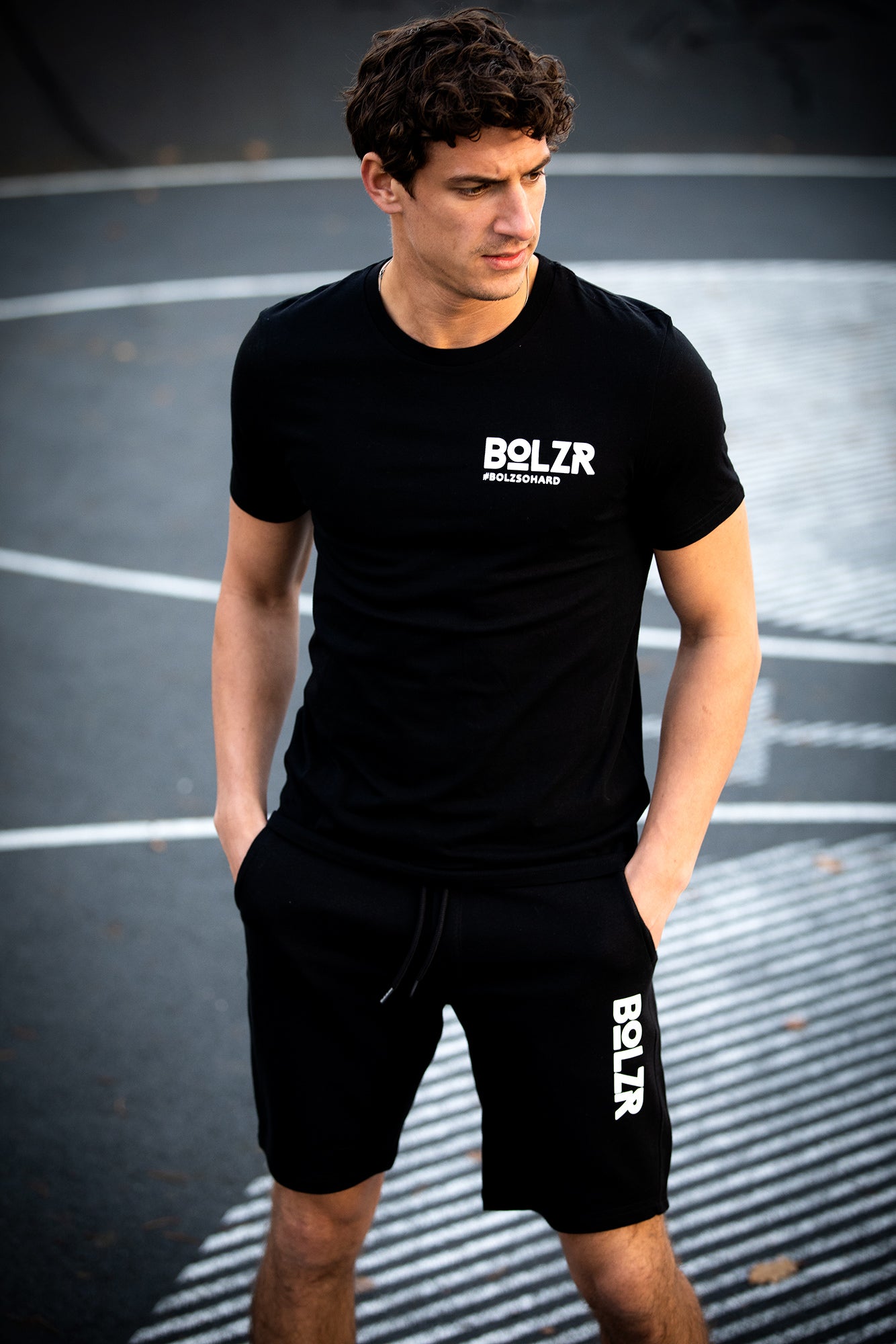 BOLZR Joggingshorts Schwarz S