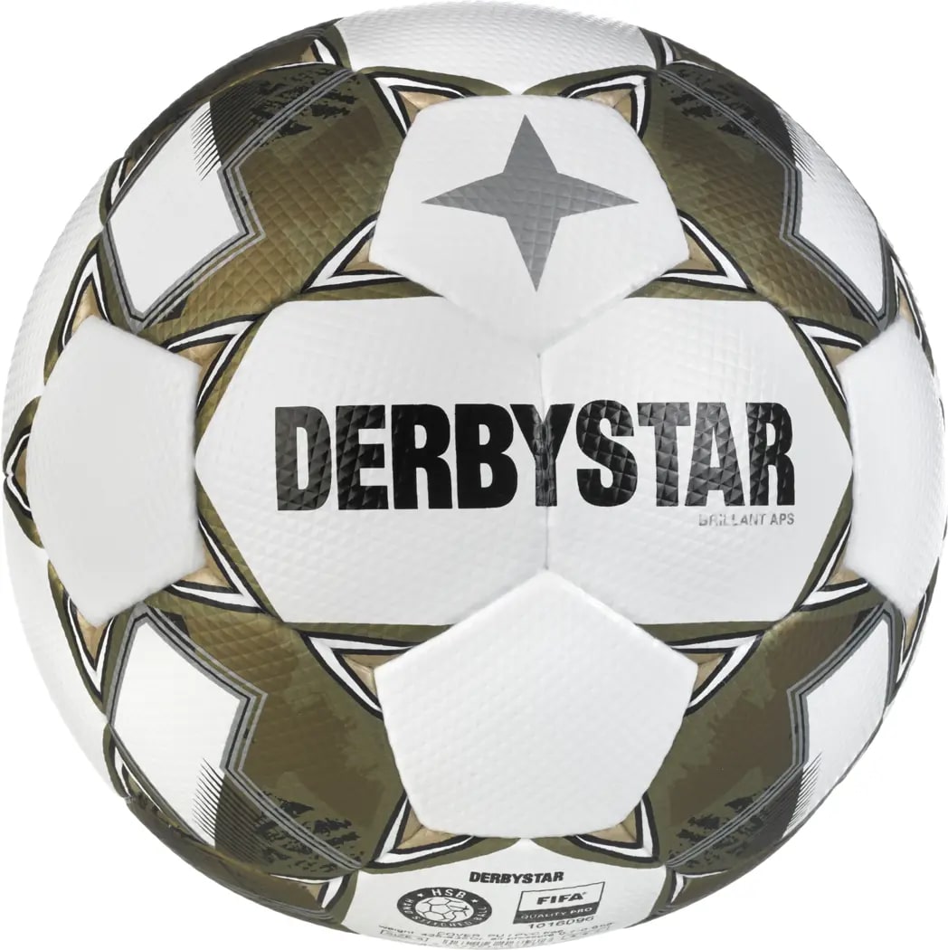 Derbystar Brillant APS v24 Spielball weiß/gold 5