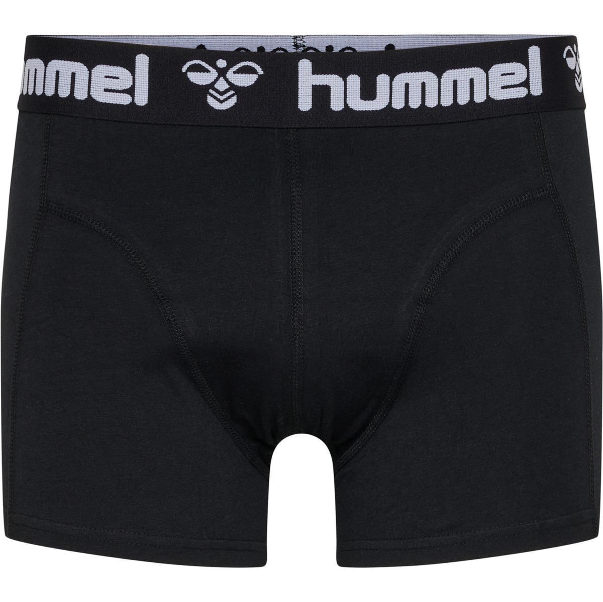 Hummel HMLMARS 2PACK BOXERS - BLACK/WHITE - S