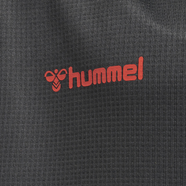 Hummel hmlAUTHENTIC KIDS POLY HOODIE - ASPHALT - 128