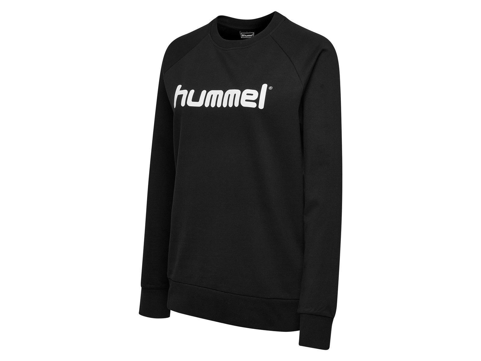 Hummel HMLGO COTTON LOGO SWEATSHIRT WOMAN BLACK 2XL