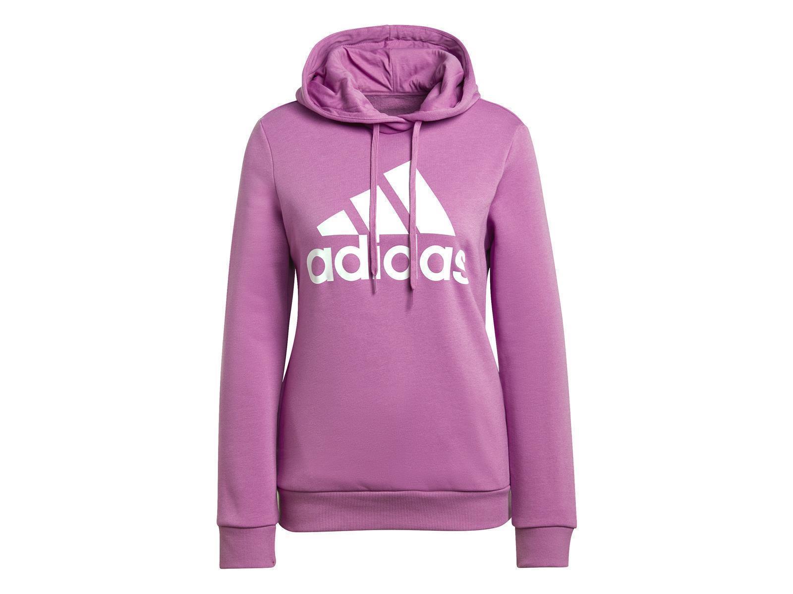 adidas Essentials Logo Fleece Hoody Damen rosa XXL