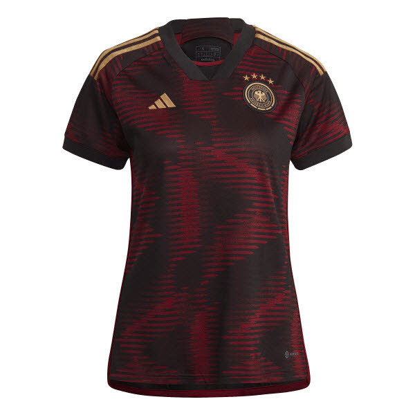 adidas  Deutschland Away Trikot Women schwarz/rot XS