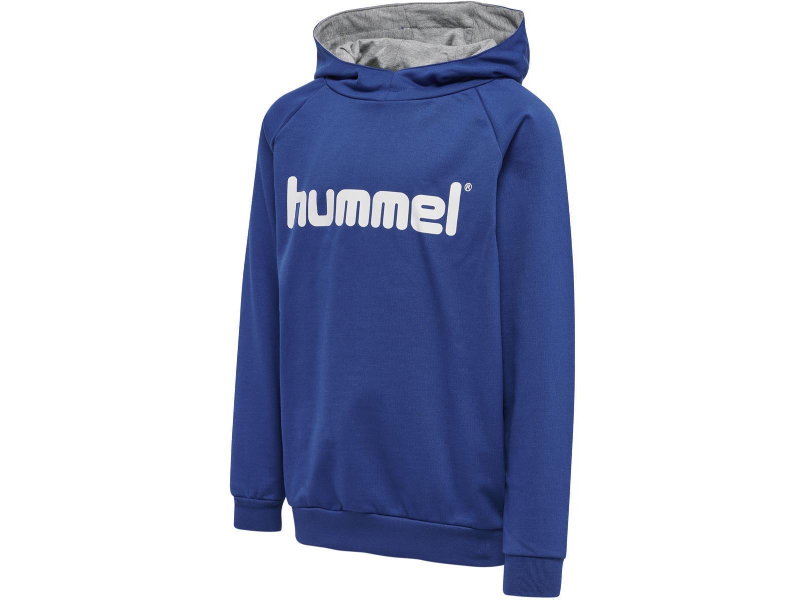 Hummel HMLGO KIDS COTTON LOGO HOODIE Blau Größe 164 Online kaufen