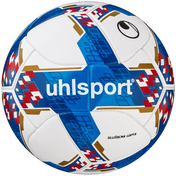 Uhlsport Kroatia Revolution #403 Spielball weiß/blau/rot 5