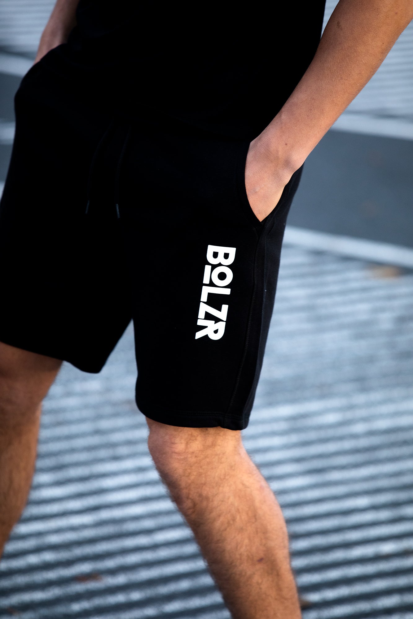 BOLZR Joggingshorts Schwarz S