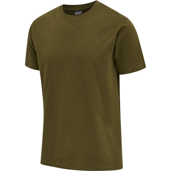 Hummel hmlRED BASIC T-SHIRT S/S - DARK OLIVE - 2XL