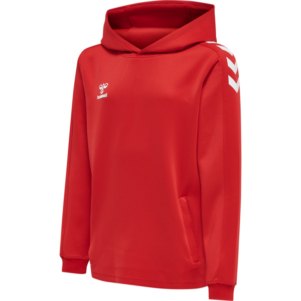 Hummel hmlCORE XK POLY KIDS SWEAT HOODIE - TRUE RED - 152