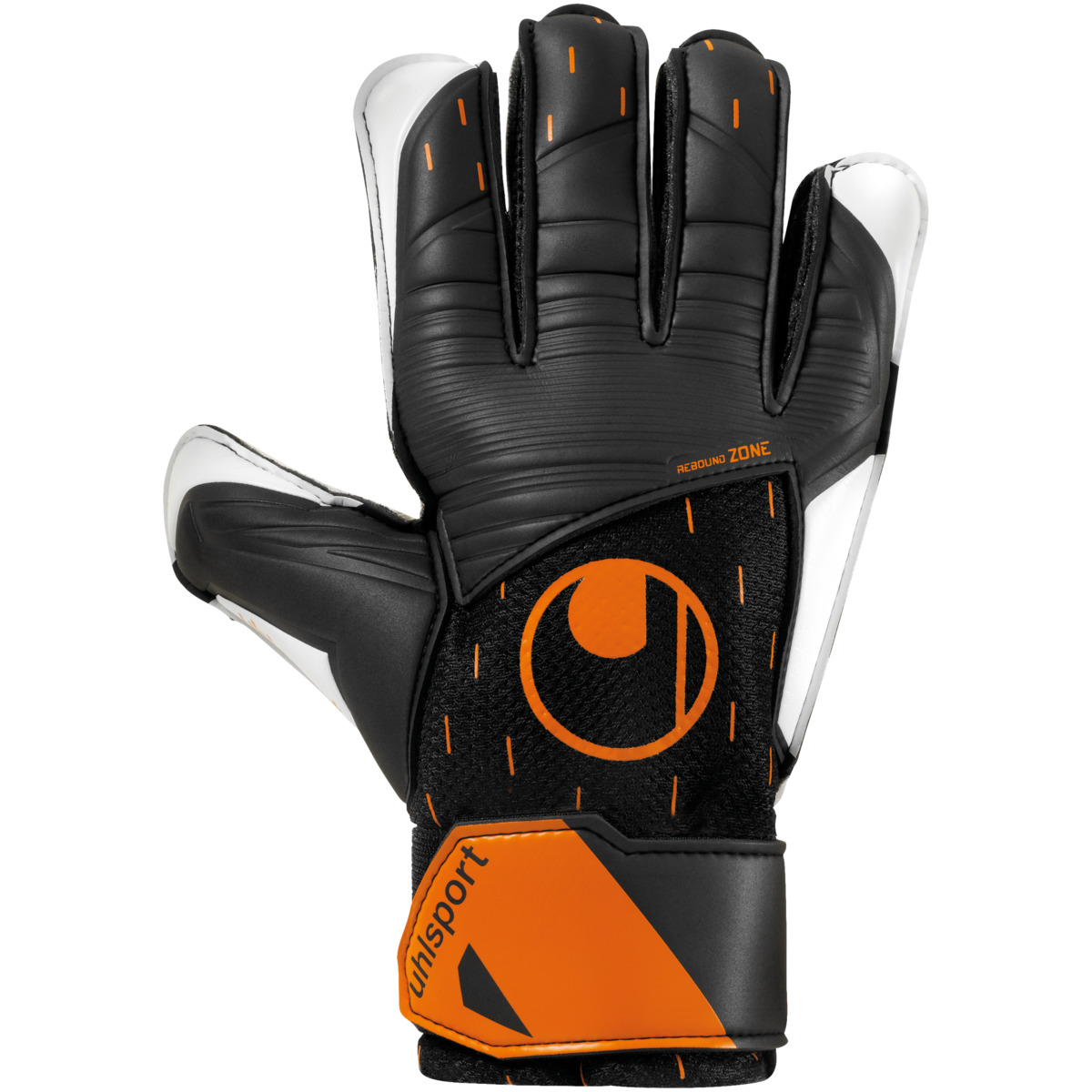 Uhlsport Speed Contact Starter Soft Torwarthandschuhe 7,5 schwarz/weiß/fluo orange