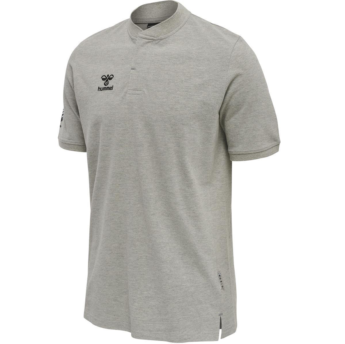 Hummel hmlMOVE GRID POLO - GREY MELANGE - S