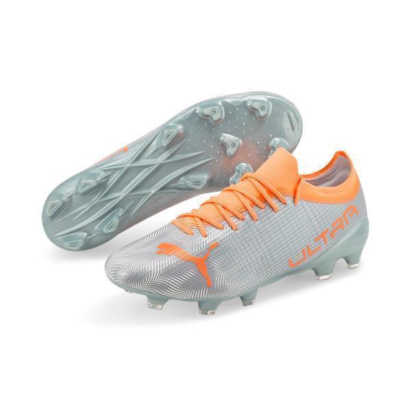 Puma Ultra 2.4 FG/AG Größe 47 Diamond Silver-Neon Citrus