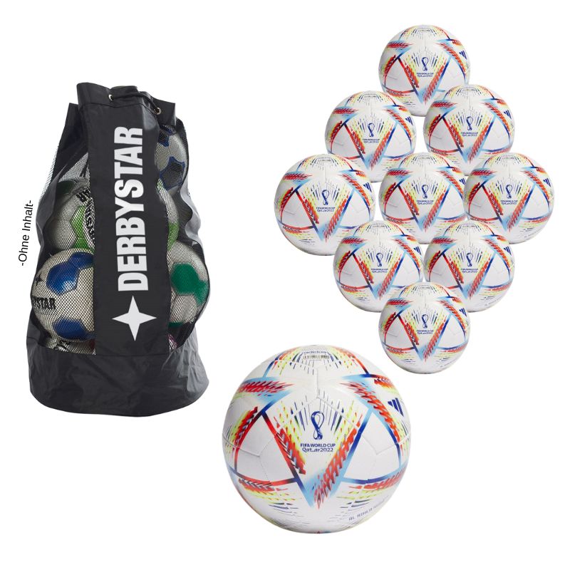 10er Ballpaket adidas RIHLA TRN Trainingsball WHITE/PANTON 5