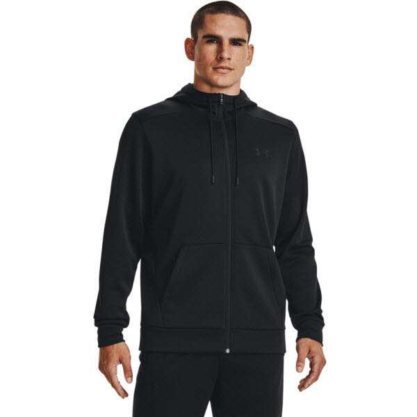 Under Armour UA Armour Fleece FZ Hoodie-BLK Schwarz L