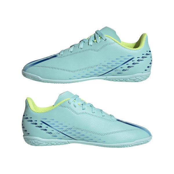 adidas X Speedportal 4 IN J Hallenschuhe hellblau/multi 31,5