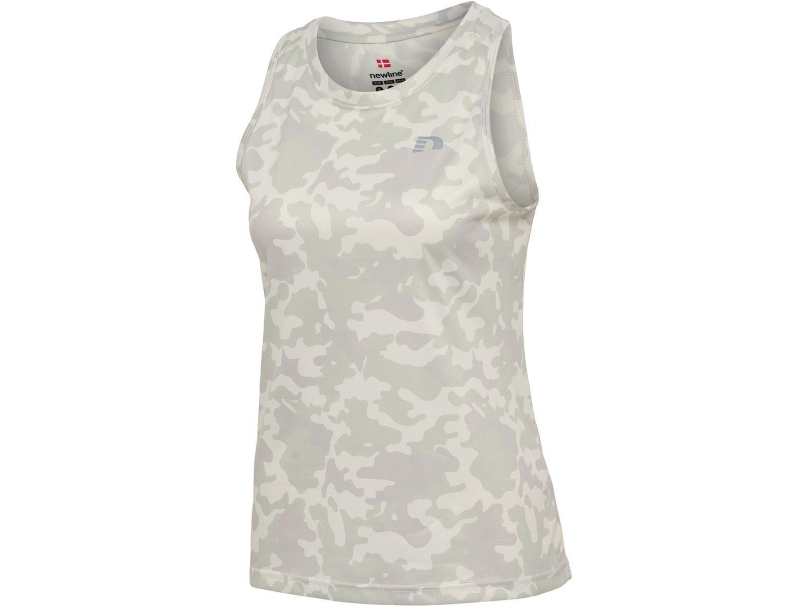 Hummel WOMEN RUNNING SINGLET OYSTER MUSHROOM AOP XL