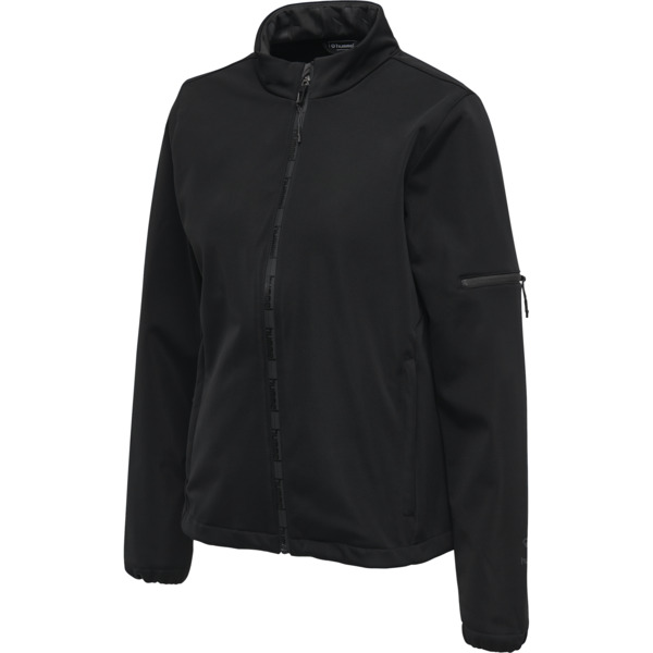 Hummel hmlNORTH SOFTSHELL JACKET WOMAN - BLACK/ASPHALT - S