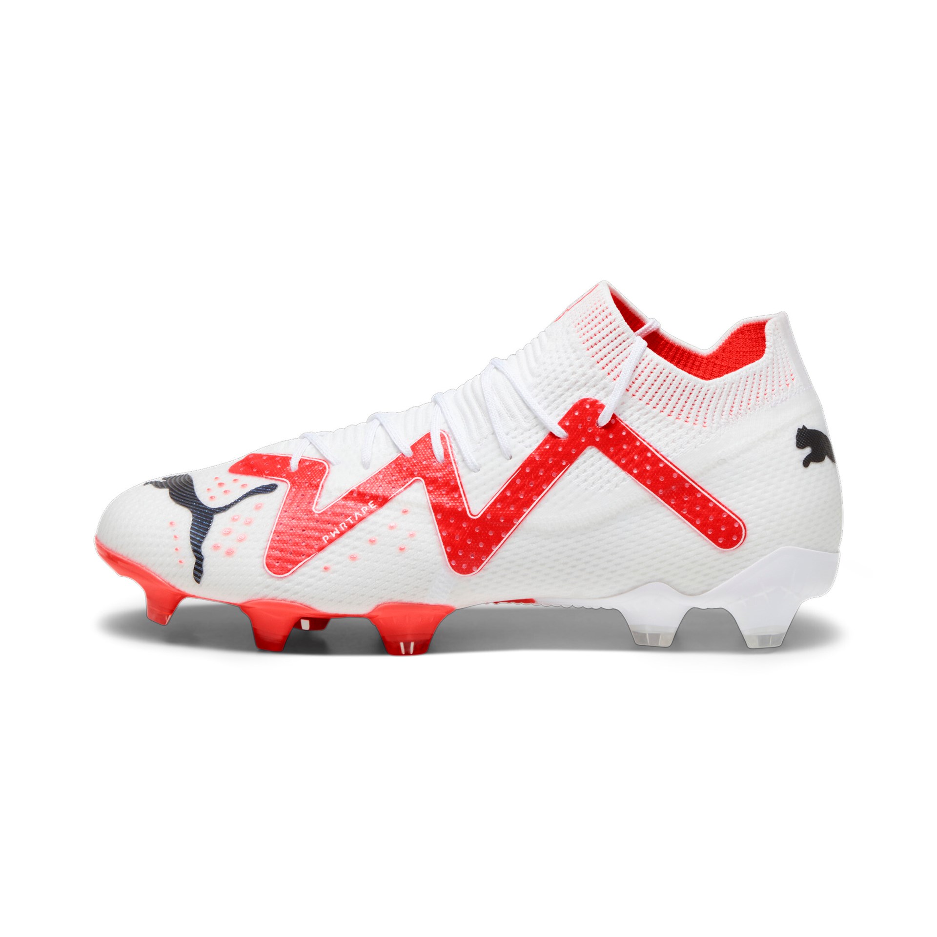 Puma Future Ultimate FG/AG Fussballschuhe puma white-puma black-fire orchid 39