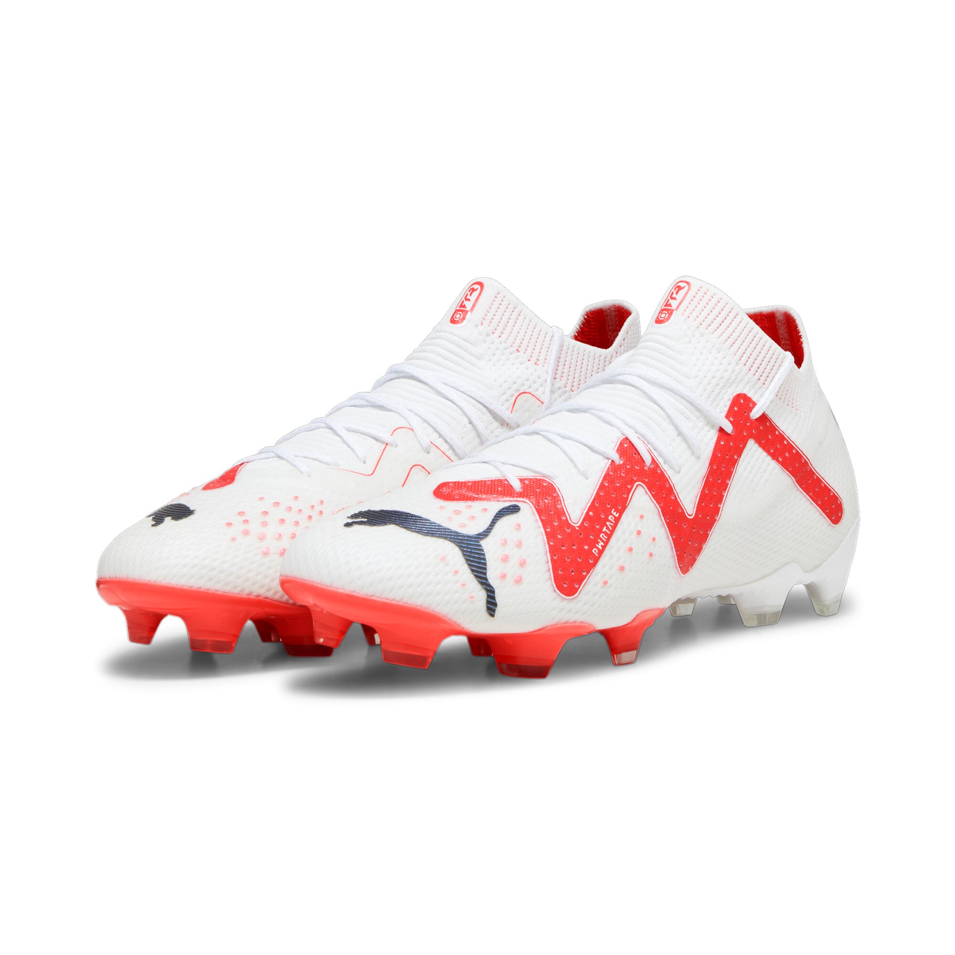 Puma Future Ultimate FG/AG Fussballschuhe puma white-puma black-fire orchid 39