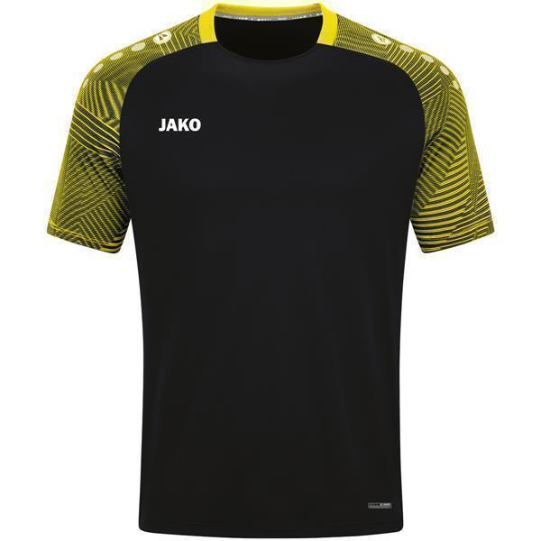 JAKO T-Shirt Performance L Schwarz/Soft Yellow