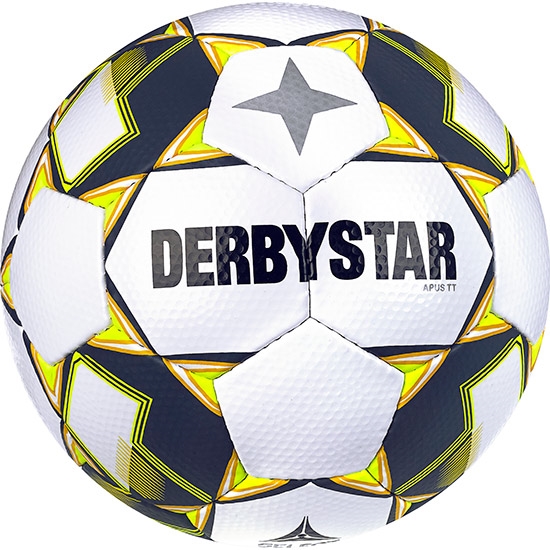 Derbystar Apus TT v23 Trainingsball weiss gelb 5