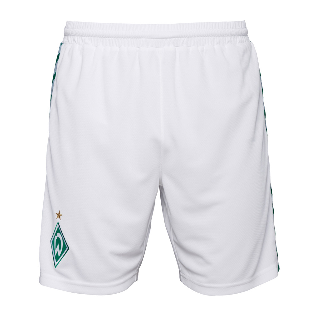 Hummel  Werder Bremen Heim Short Saison 2023/2024 Erwachsene weiß S