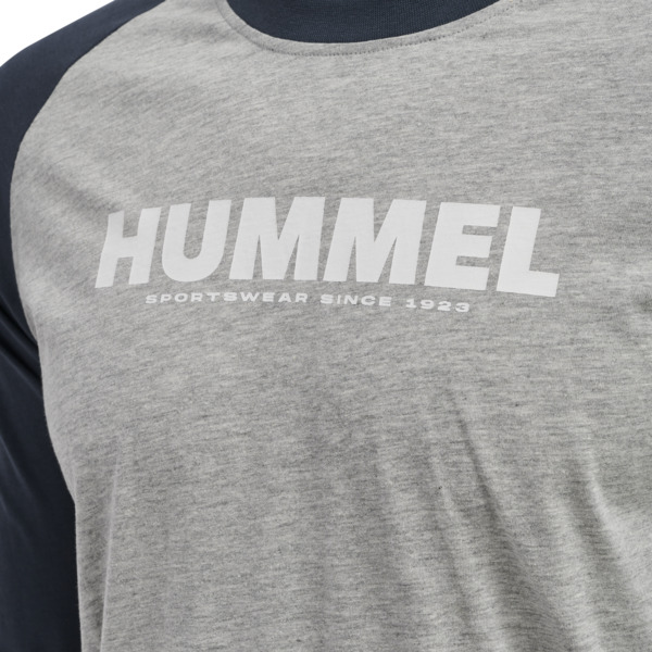 Hummel hmlLEGACY BLOCKED T-SHIRT L/S - BLUE NIGHTS - 2XS