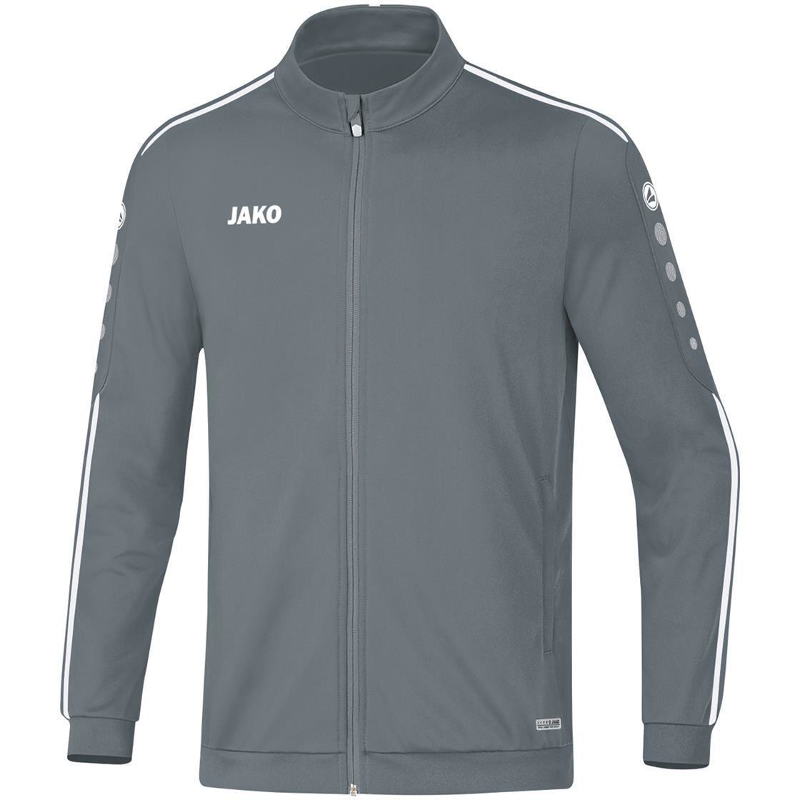 Jako Freizeitjacke Striker 2.0 Steingrau/Weiß