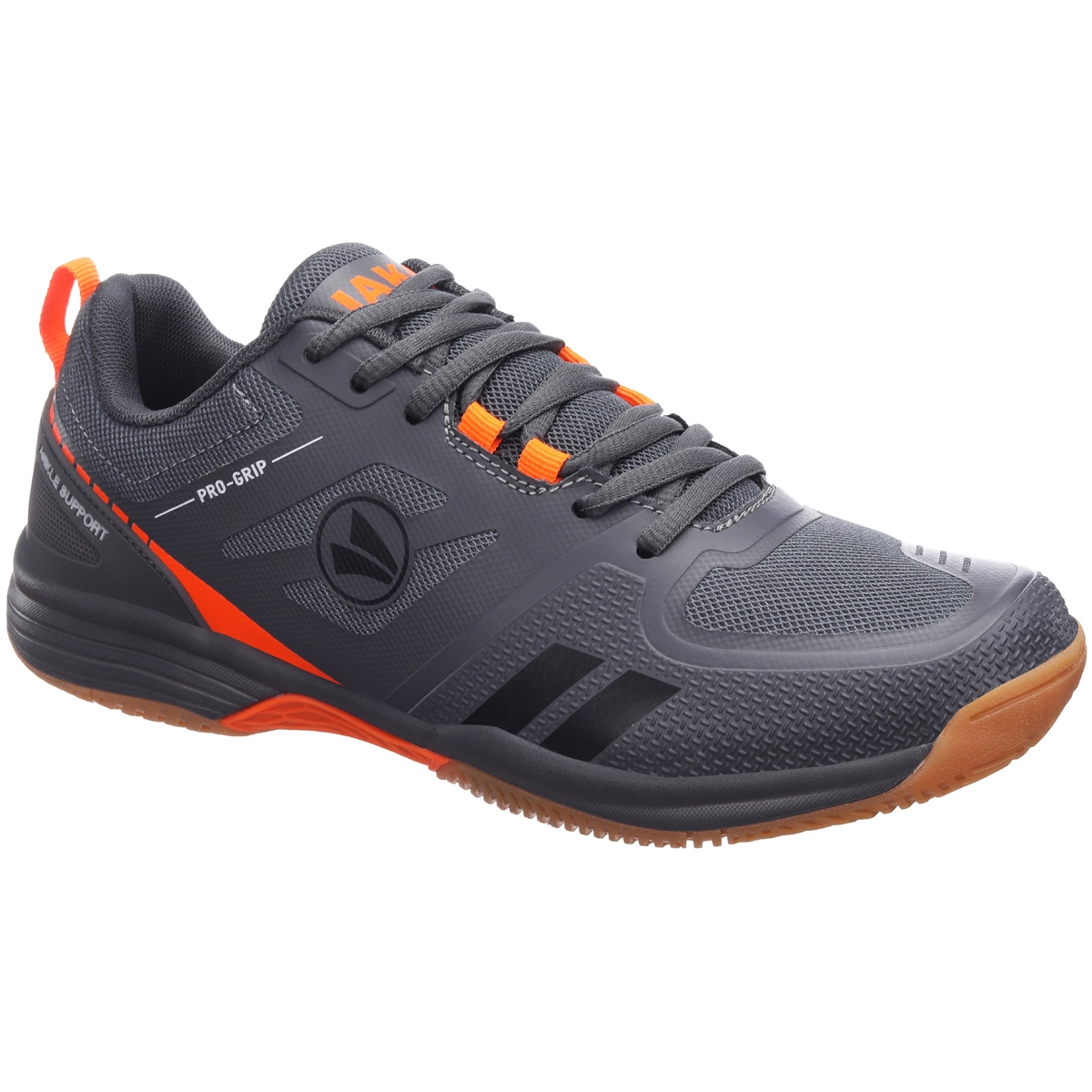 Jako Base Indoor Hallenschuh steel grey/flame 42