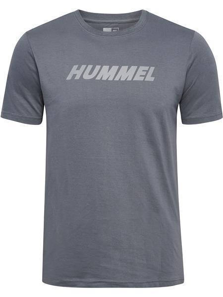 HUMMEL hmlELEMENTAL LOGO COTTON TEE - QUIET SHADE - XL Online 