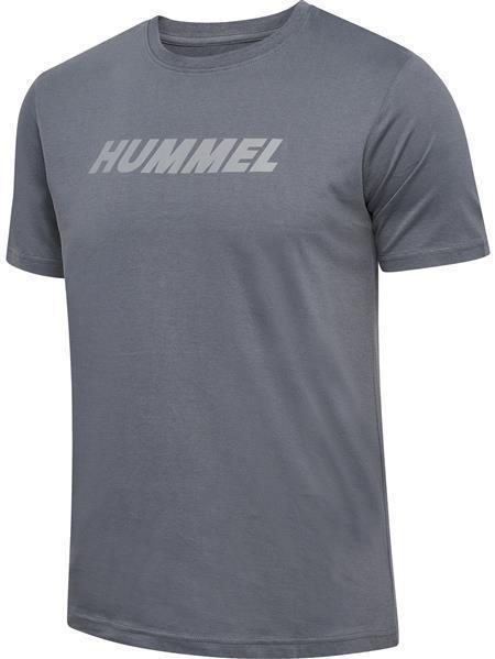 HUMMEL hmlELEMENTAL LOGO COTTON TEE - QUIET SHADE - XL Online 