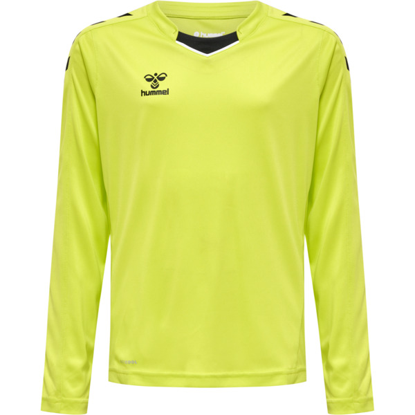 Hummel hmlCORE XK POLY JERSEY L/S KIDS - LIME POPSICLE - 140