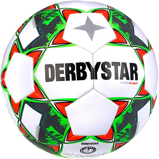 Derbystar Junior S-Light v23 Trainingsball weiss grün rot 5