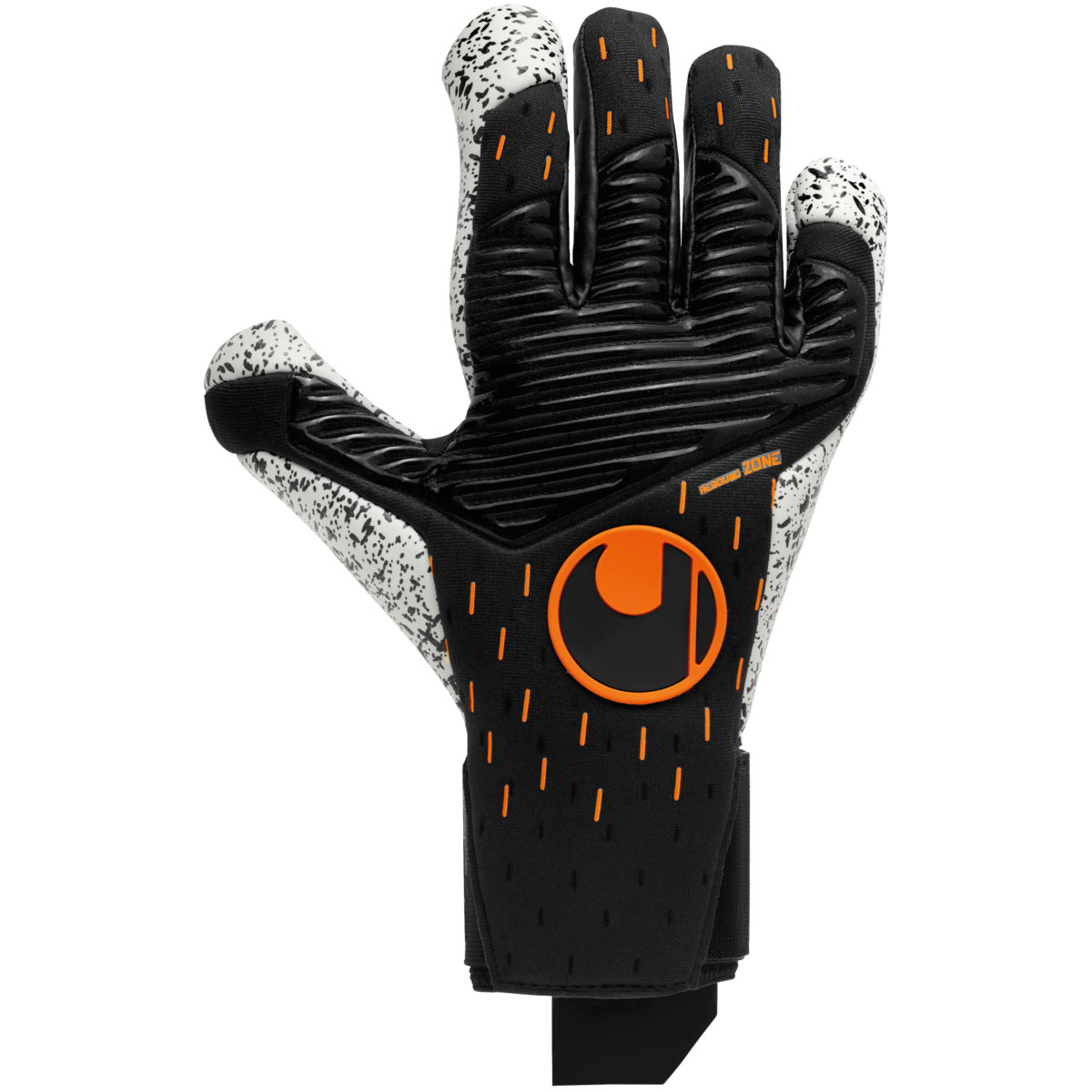 Uhlsport Speed Contact Supergrip+ HN Cut Torwarthandschuhe Herren 7 schwarz/weiß/fluo orange