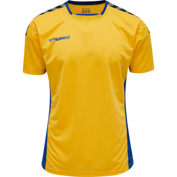 Hummel hmlAUTHENTIC POLY JERSEY S/S - SPORTS YELLOW/TRUE BLUE - S