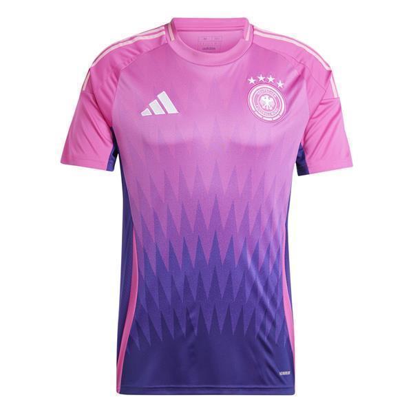 adidas DFB Deutschland Trikot Auswärts EM 2024 Herren lila-pink L