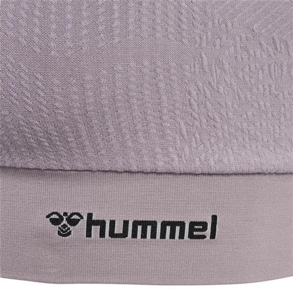 Hummel hmlMT FLOW SEAMLESS SPORTS TOP - MINIMAL GRAY - XS