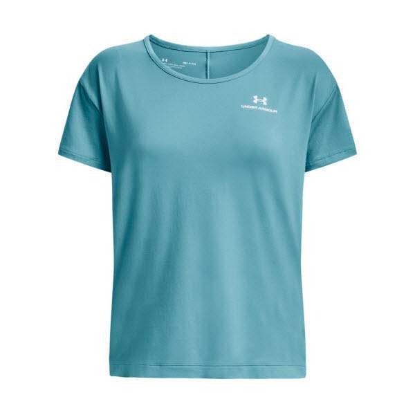 Under Armour UA Rush Energy SS-BLK Glacier Blau XXL