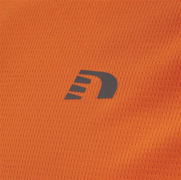 Hummel MEN CORE RUNNING T-SHIRT L/S - ORANGE TIGER - 2XL