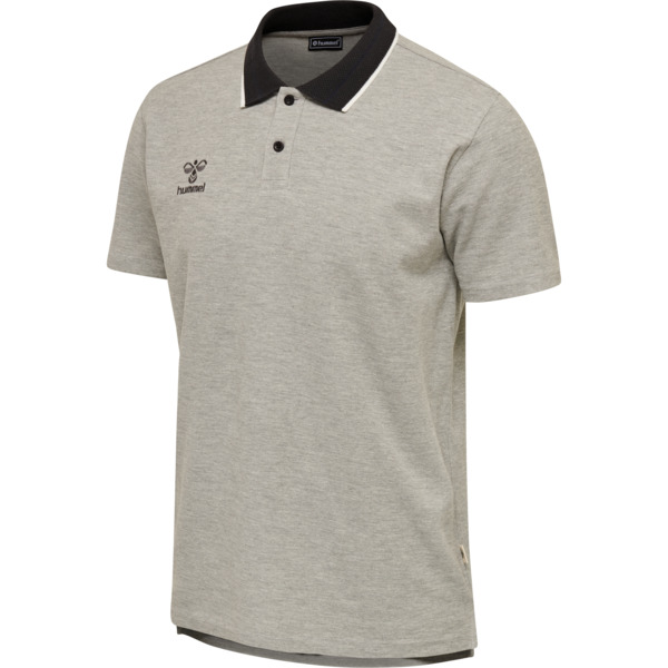 Hummel hmlMOVE POLO - GREY MELANGE - 3XL