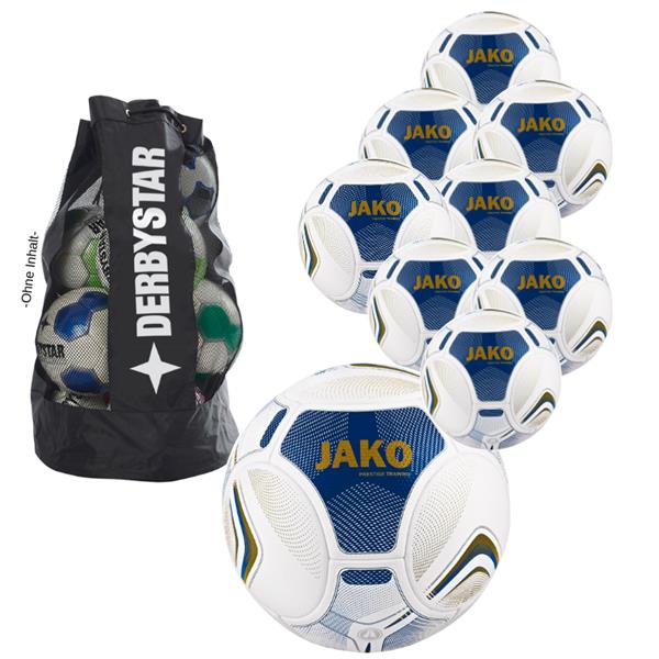 10er Ballpaket Jako Trainingsball Prestige weiß/navy/gold  Gr. 5