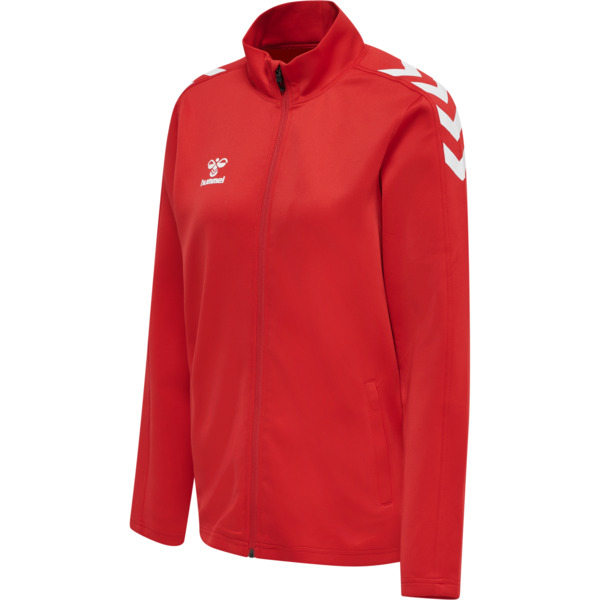 Hummel hmlCORE XK POLY ZIP SWEAT WOMAN - TRUE RED - 2XL