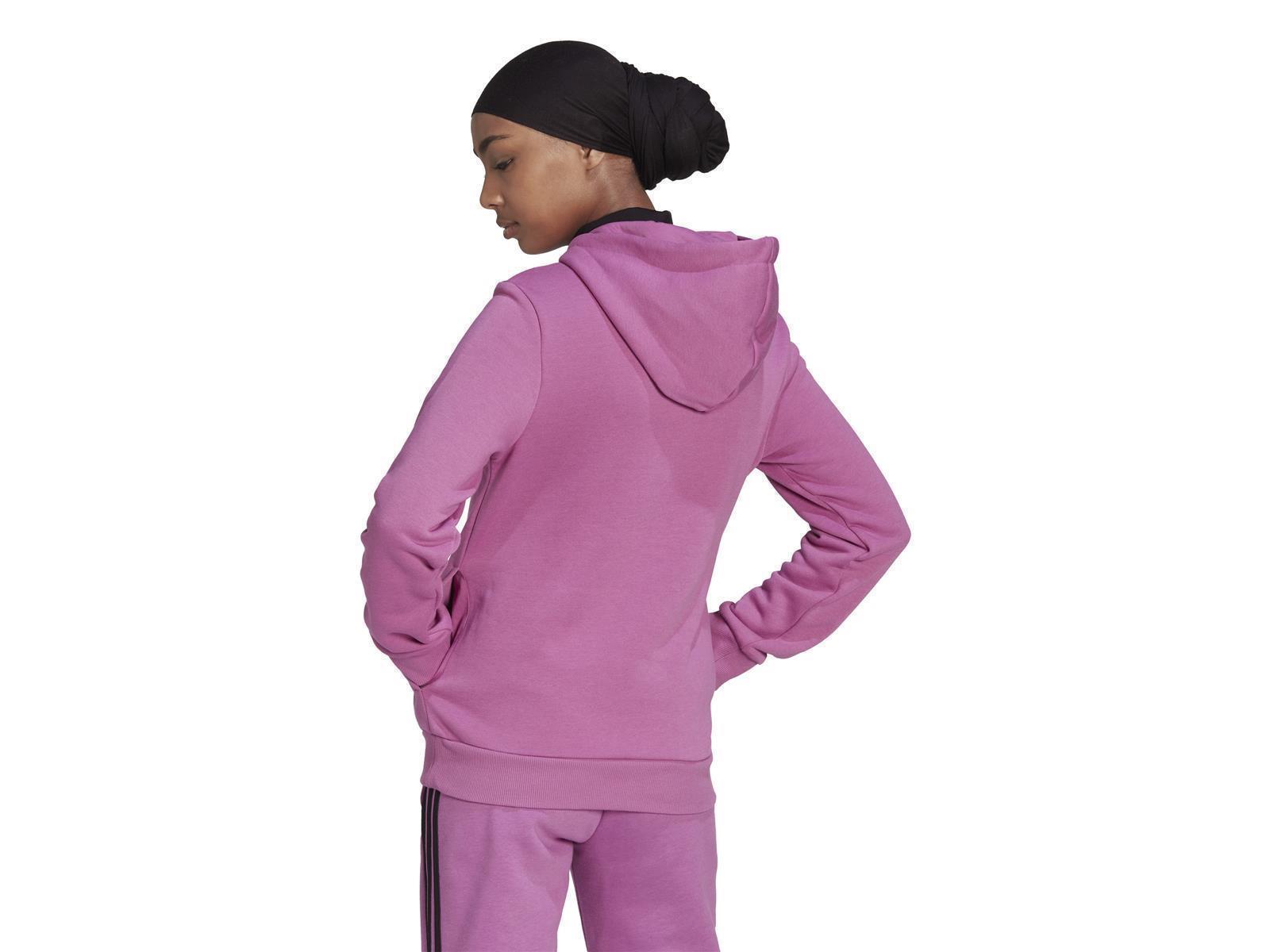 adidas Essentials Logo Fleece Hoody Damen rosa XS