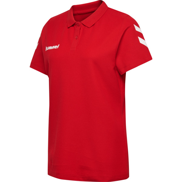 Hummel HMLGO COTTON POLO WOMAN - TRUE RED - S