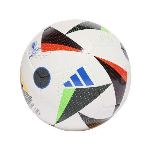 adidas Euro 24 Trainingsball weiß/black/globlu 5